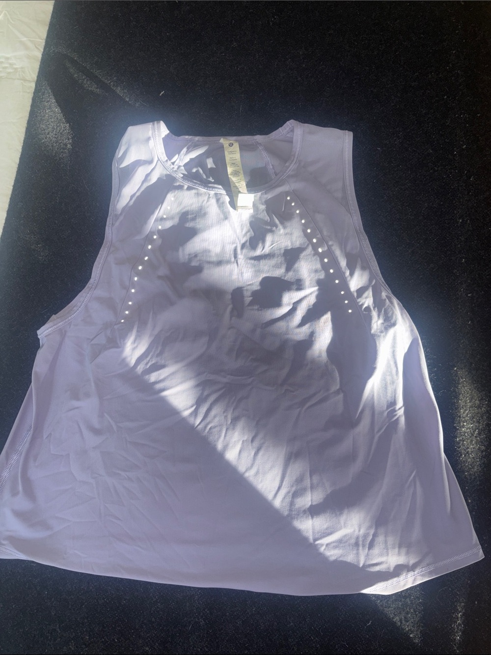 lululemon athletica Lavender Athletic Tank with Stud Accents